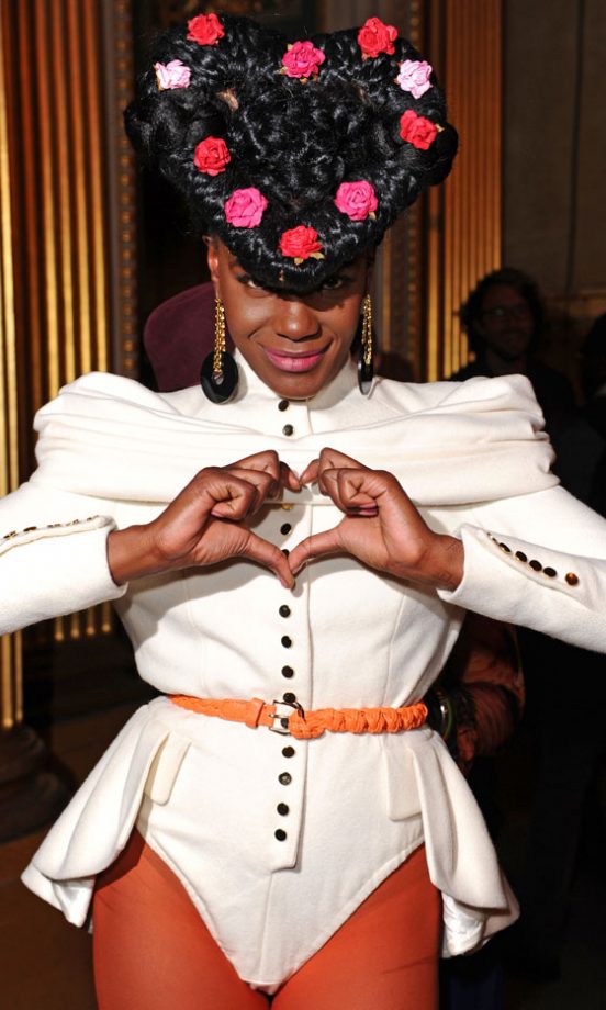 Shingai Shoniwa At The PPQ Show At London Fashion Week SS13