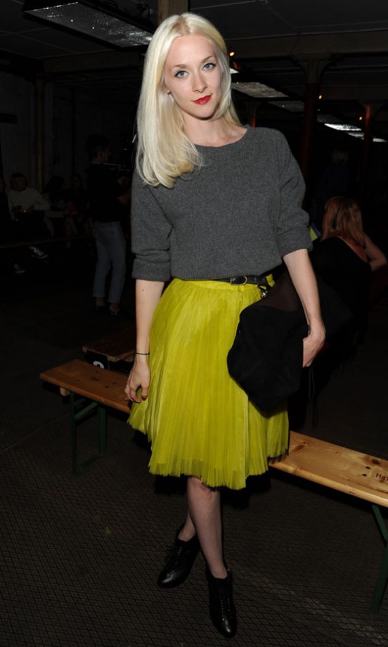 Portia Freeman At The Moschino Show At London Fashion Week SS13