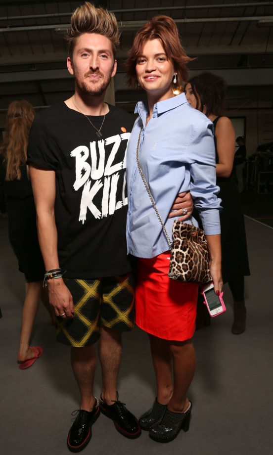 Henry Holland And Pixie Geldof At The Henry Holland Show At London Fashion Week SS13
