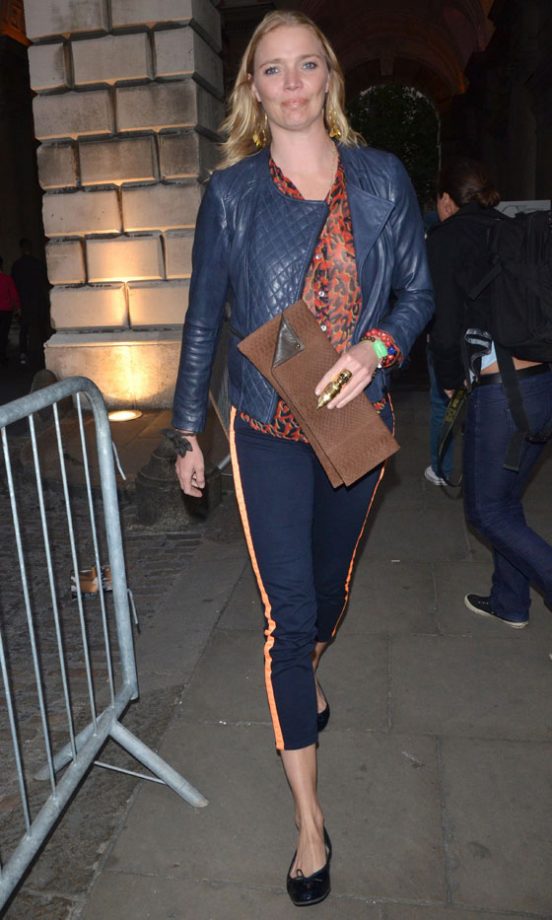 Jodie Kidd At The ISSA Show At London Fashion Week SS13