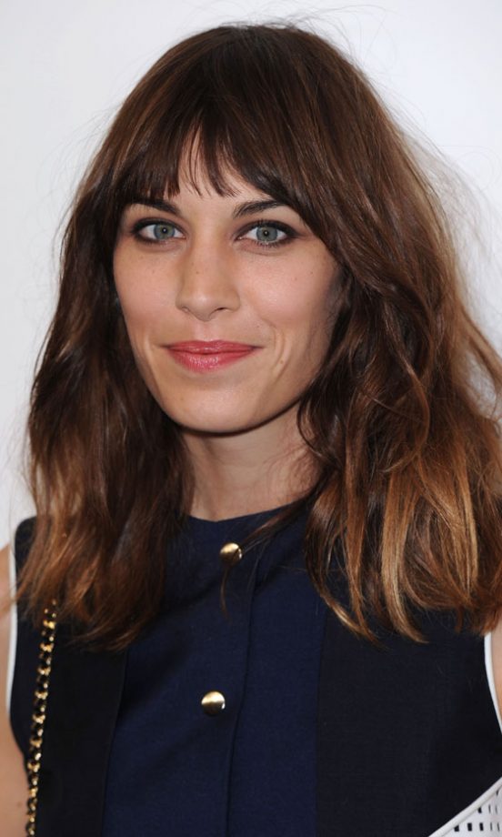 Alexa Chung At The House Of Holland Show At London Fashion Week SS13