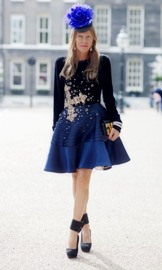 Anna Dello Russo At The Topshop Unique Show At London Fashion Week SS13, September 2012