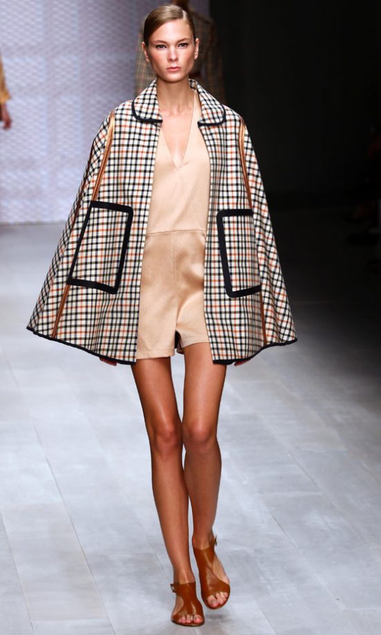 Model At The Daks Show At London Fashion Week SS13