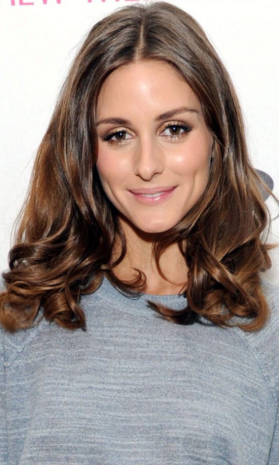 Olivia Palermo's Shiny Curled Hairstyle Rocked At London Fashion Week SS13, September 2012