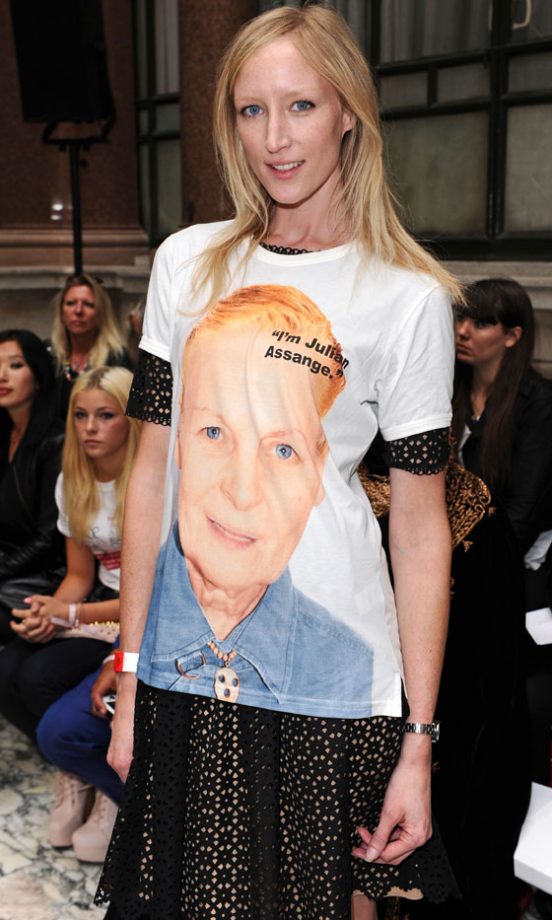 Jade Parfitt At The Vivienne Westwood Show At London Fashion Week SS13