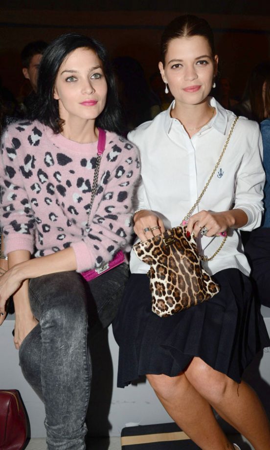 Pixie Geldof And Leigh Lezark At The Topshop Unique Show At London Fashion Week SS13