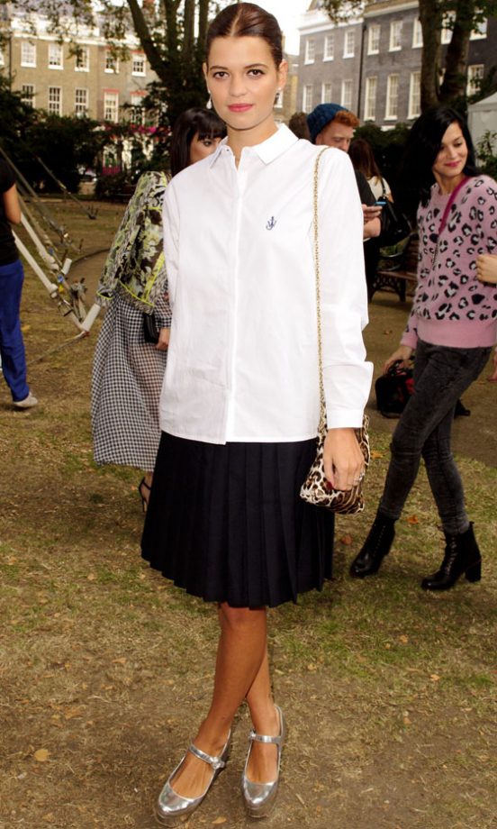Pixie Geldof At The Topshop Unique Show At London Fashion Week SS13, September 2012