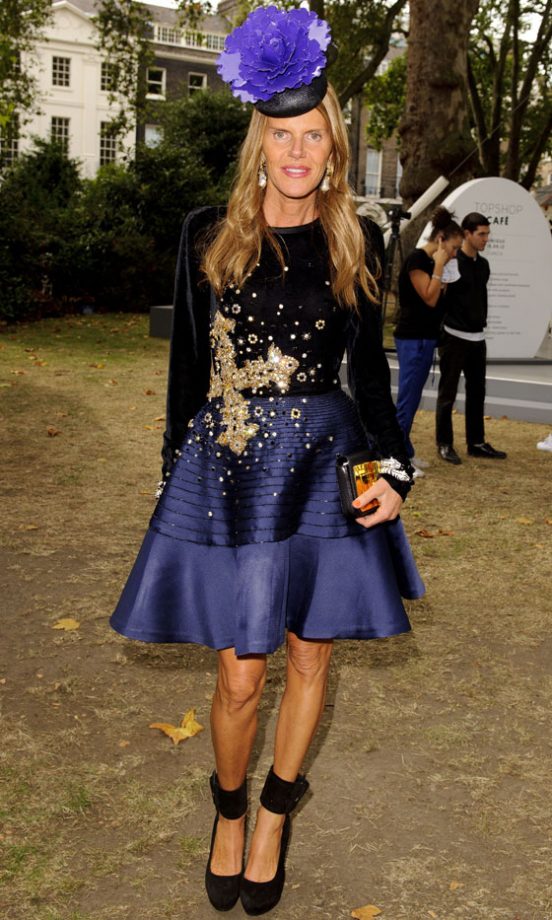 Anna Dello Russo At The Topshop Unique Show At London Fashion Week SS13, September 2012