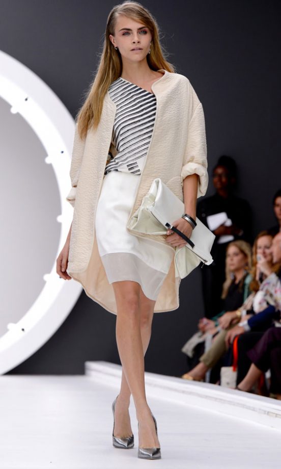Cara Delevingne On The Catwalk At The Topshop Unique Show At London Fashion Week SS13, September 2012