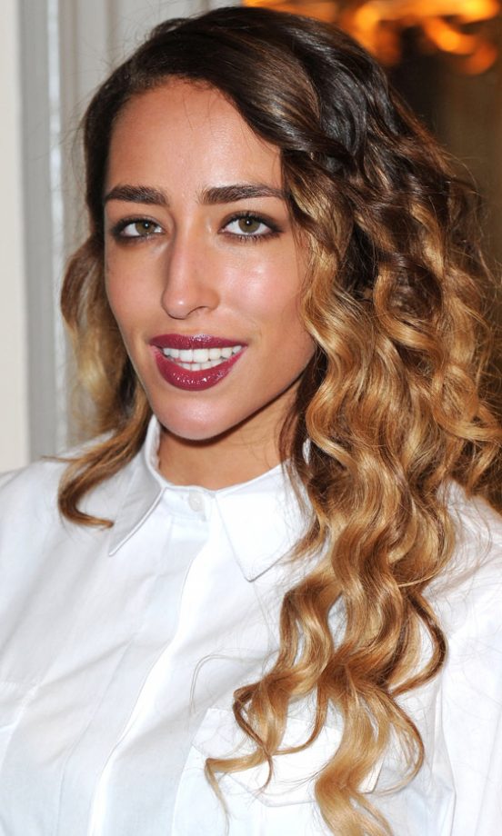 Delilah's Ombre Curled Hairstyle At London Fashion Week SS13, September 2012