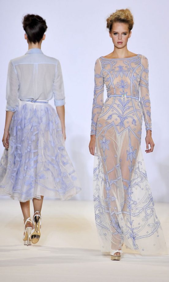 Models At The Temperley London Fashion Week SS13, September 2012