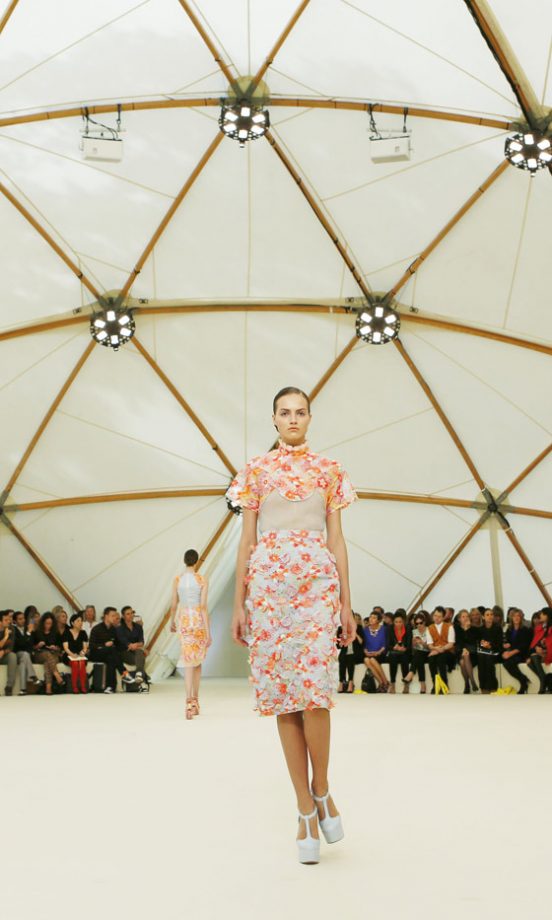 Models At The Erdem Show At London Fashion Week SS13