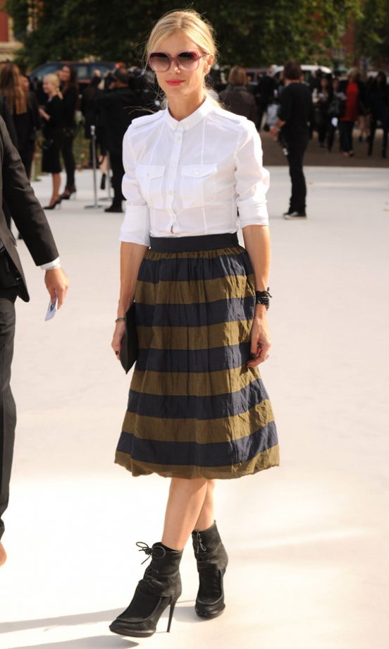 Laura Bailey At The Burberry Prorsum Show At London Fashion Week SS13