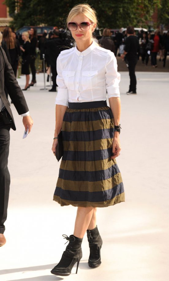 Laura Baily At The Burberry Prorsum SS13 Show At London Fashion Week, 2012