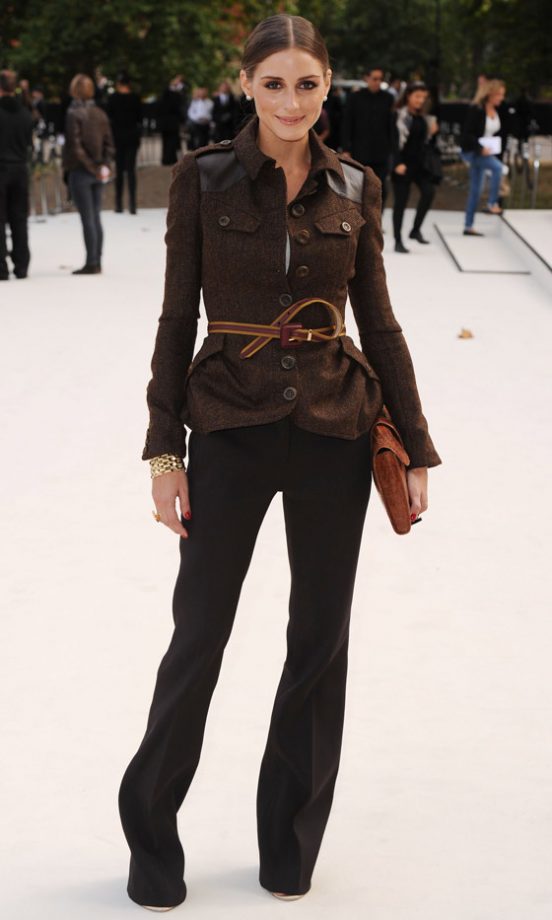 Olivia Palermo At The Burberry Prorsum Show At London Fashion Week SS13