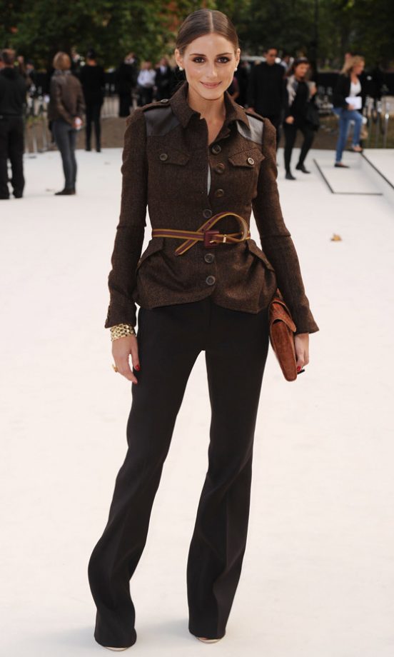 Olivia Palermo At The Burberry Prorsum SS13 Show At London Fashion Week, 2012