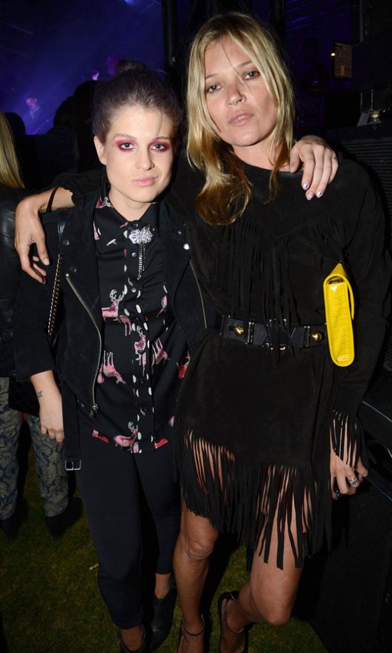 Kelly Osbourne And Kate Moss At The Serpentine Gallery Future Contemporaries Party, 2012