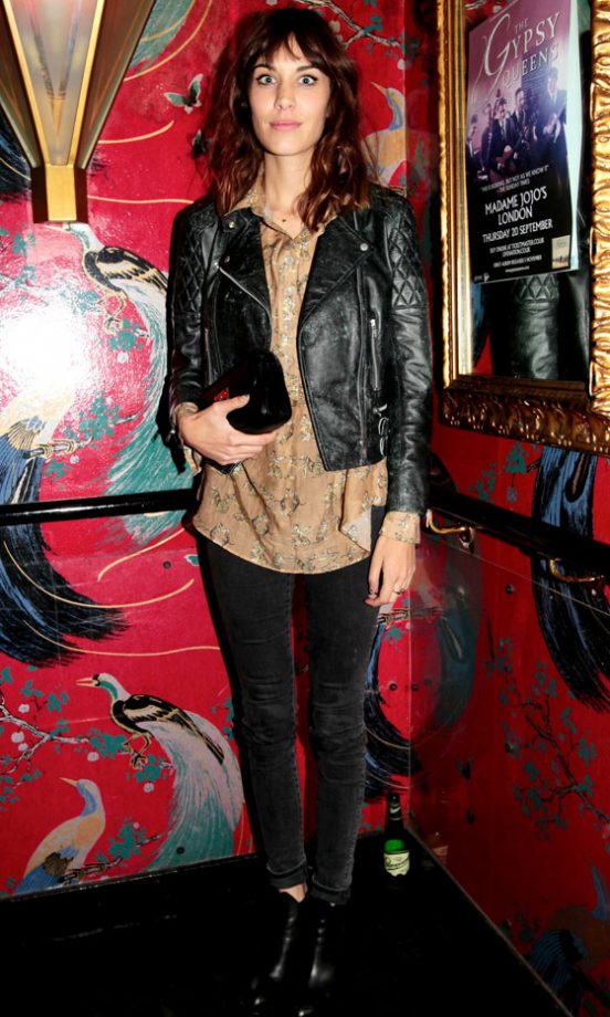 Alexa Chung At The Topshop And JW Anderson Party At London Fashion Week SS13