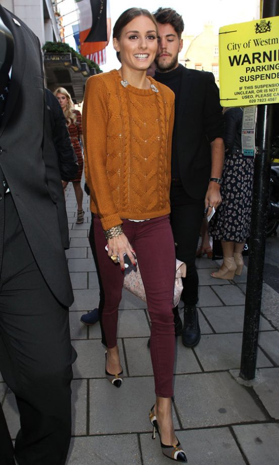 Olivia Palermo At The Mulberry Show At London Fashion Week SS13, September 2012