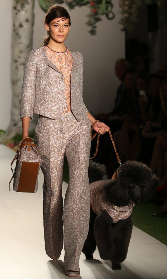 Model At The Mulberry Show At London Fashion Week SS13, September 2012