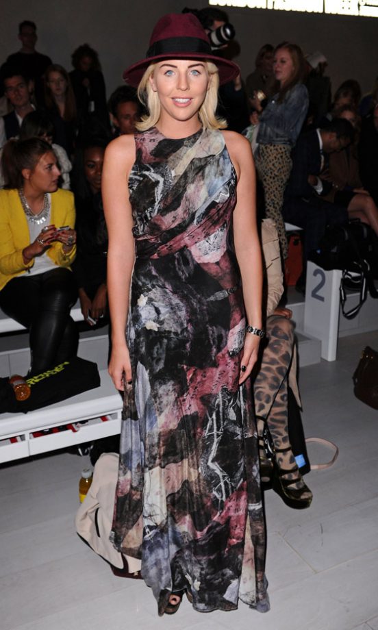 Lydia Bright At The Fashion Fringe Show At London Fashion Week SS13, September 2012