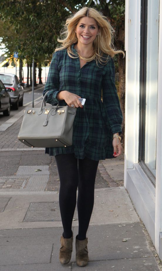 Holly Willoughby Out In London, 2012