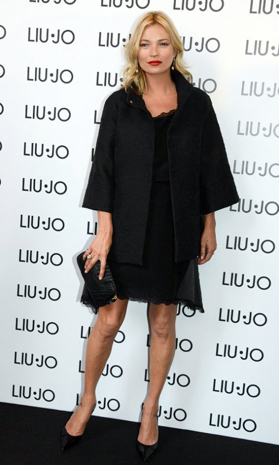 Kate Moss At The Liu Ju Store Opening At Milan Fashion Week SS13, 2012