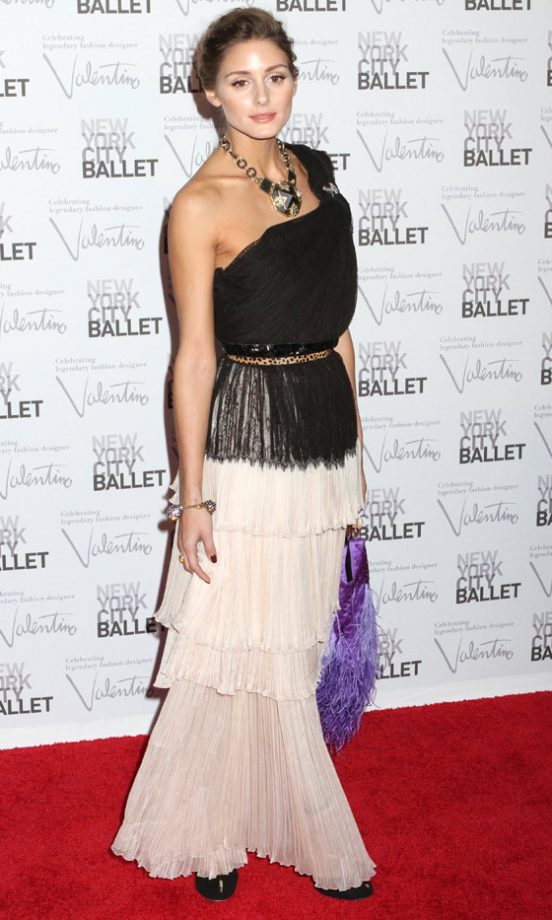 Olivia Palermo At NYC Ballet Celebrates Fashion Designer Valentino Garavani, 2012