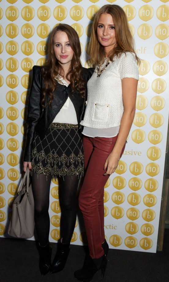 Rosie Fortescue And Millie Mackintosh At The 10th Birthday Of Boujis Party In London, 2012