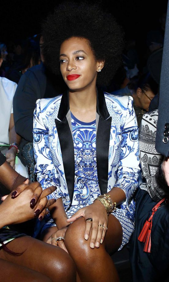 Solange Knowles At Milan Fashion Week SS13