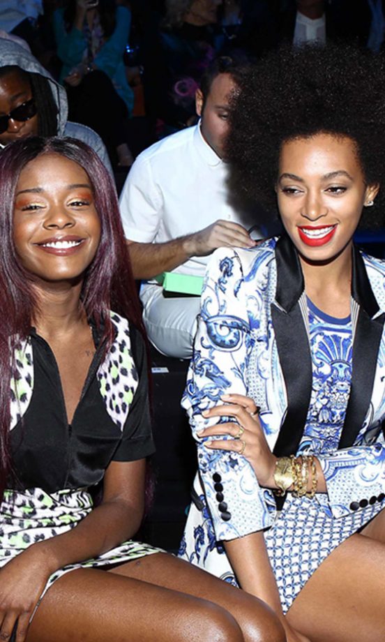 Azealia Banks And Solange Knowles At Milan Fashion Week SS13