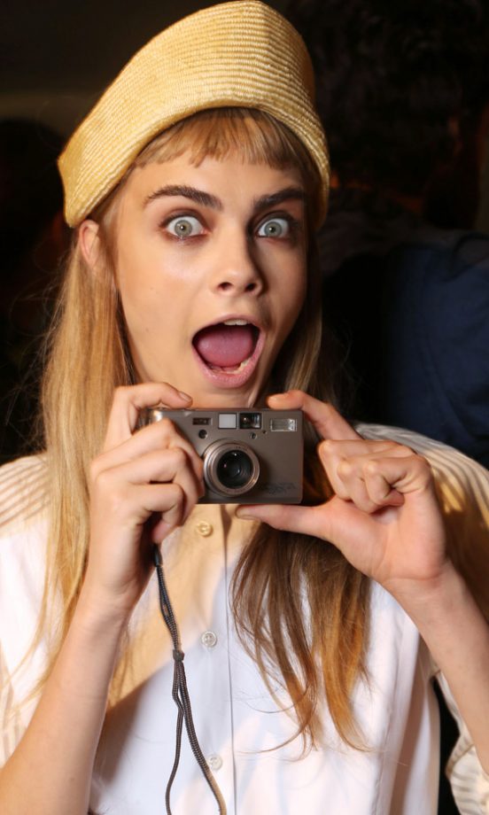 Cara Delevingne At Milan Fashion Week SS13