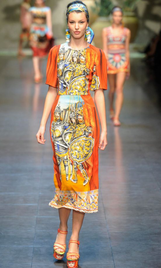 Dolce & Gabbana At Milan Fashion Week SS13