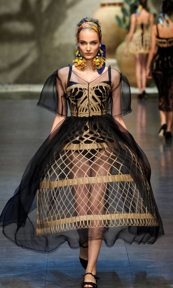 Dolce & Gabbana At Milan Fashion Week SS13