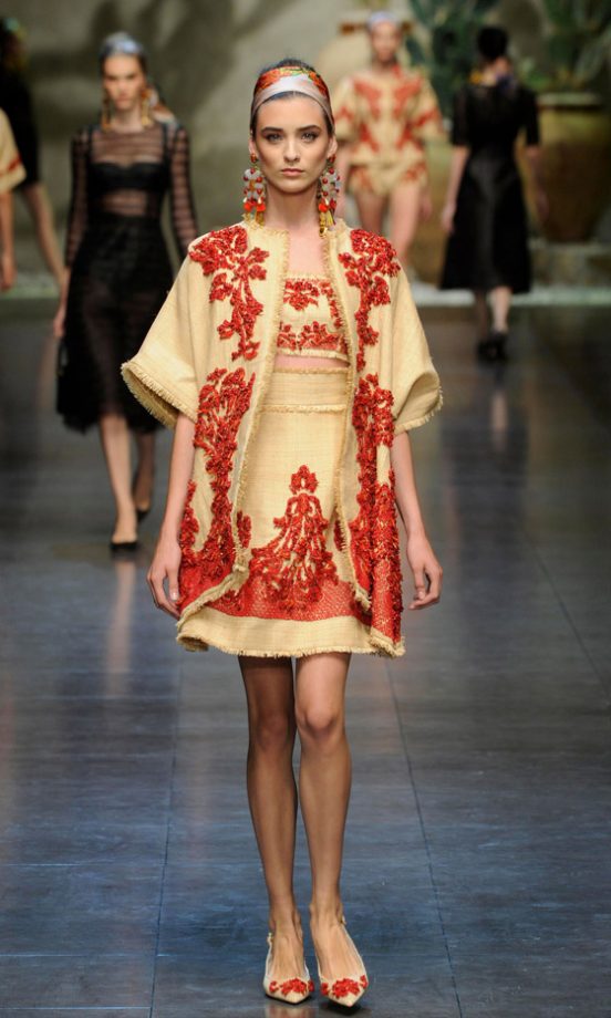 Dolce & Gabbana At Milan Fashion Week SS13