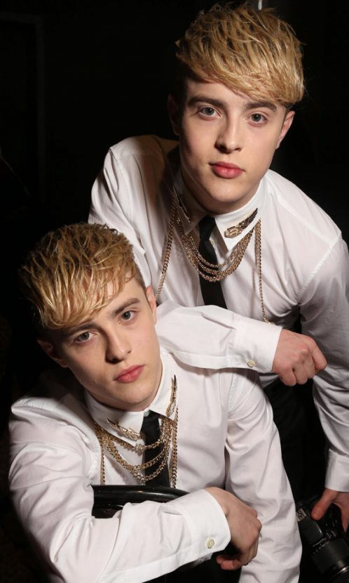 Jedward At Milan Fashion Week SS13
