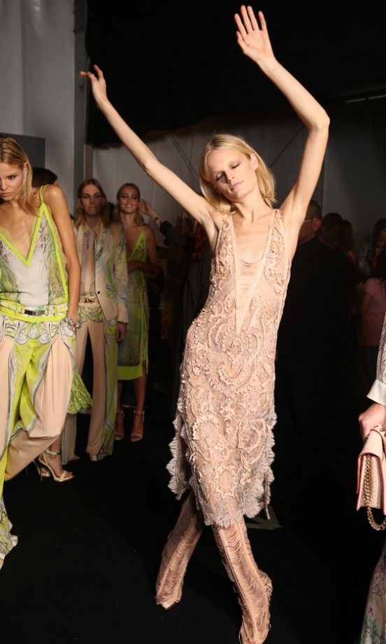 Roberto Cavalli At Milan Fashion Week SS13