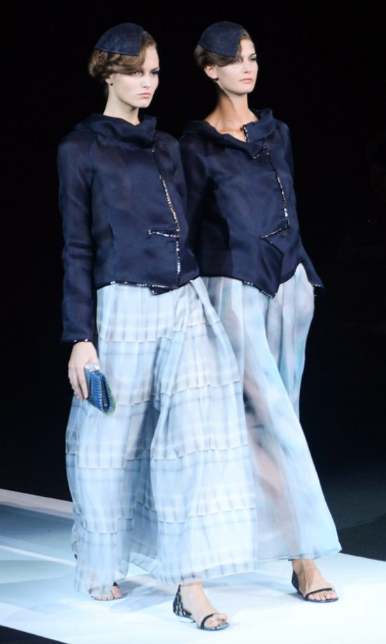 Emporio Armani At Milan Fashion Week SS13
