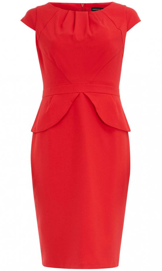 Dorothy Perkins Red Hourglass Dress, £28