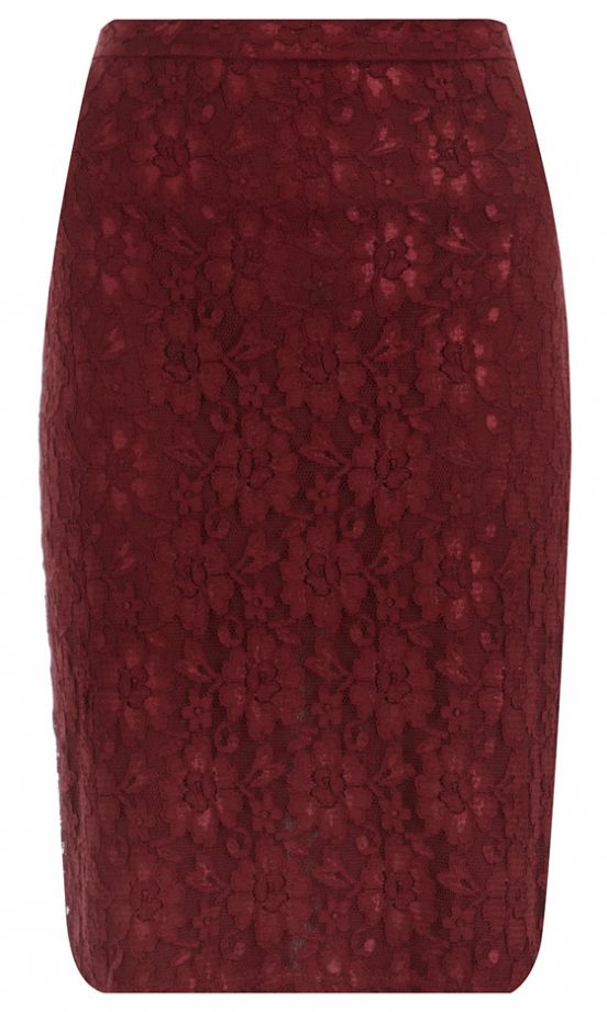 Dorothy Perkins Lace Pencil Skirt, £35