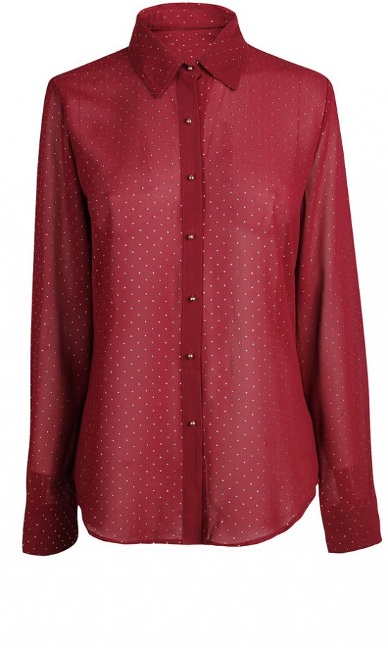 Fashion Union Metallic Dot Shirt, £18