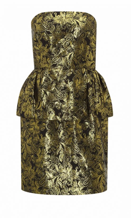 Matalan Jacquard Peplum Party Dress, £30