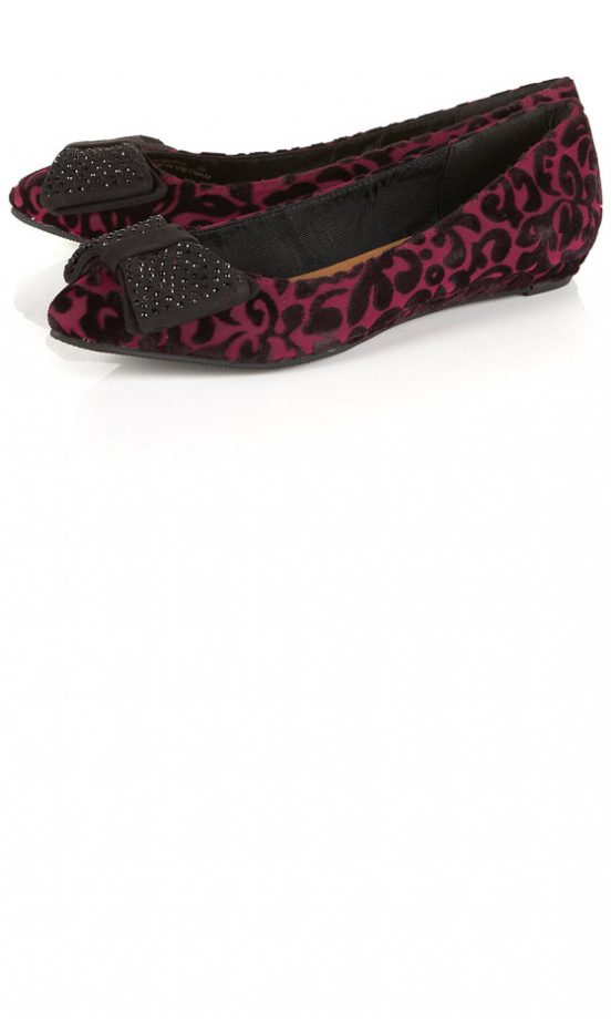 Topshop Leopard Gem Flats, £45