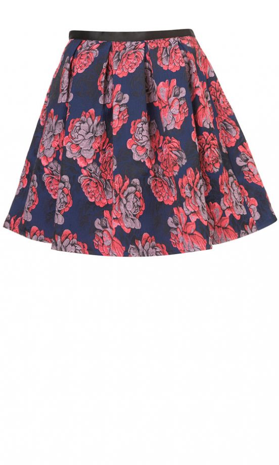 Topshop Pink Floral Skirt, £60