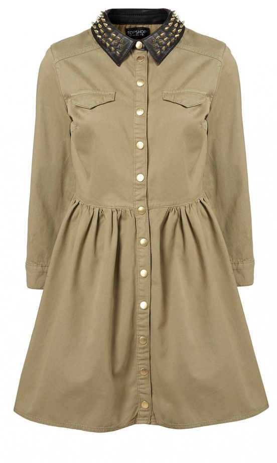 Topshop Studded Collar Dress, £75