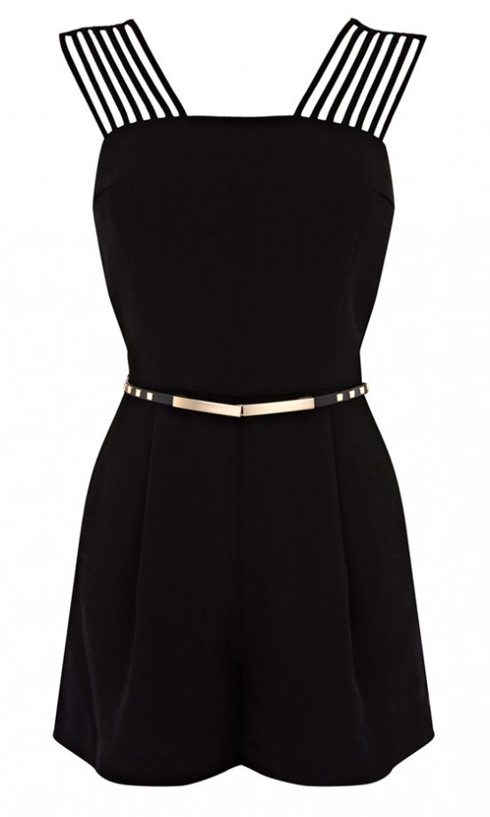 Warehouse Strap Detail Playsuit, £60