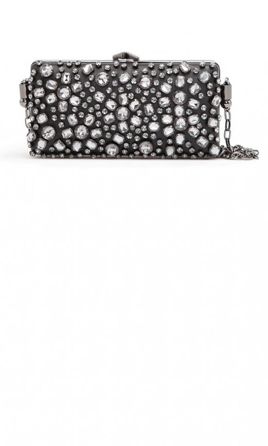 Mango Crystal Clutch Bag, £74.99