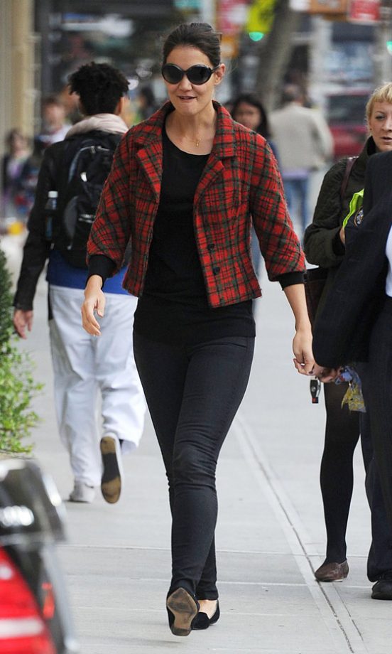 Katie Holmes Out In New York, 2012