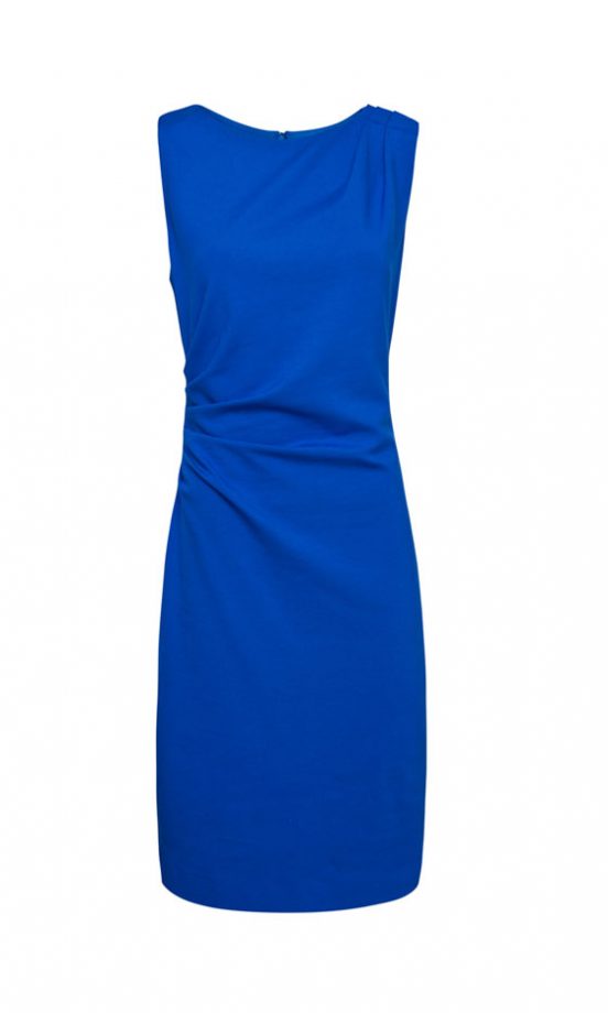 Mango Blue Draped Detail Dress, £44.99