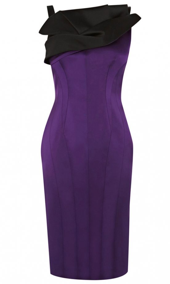 Karen Millen Purple Origami Dress, £175